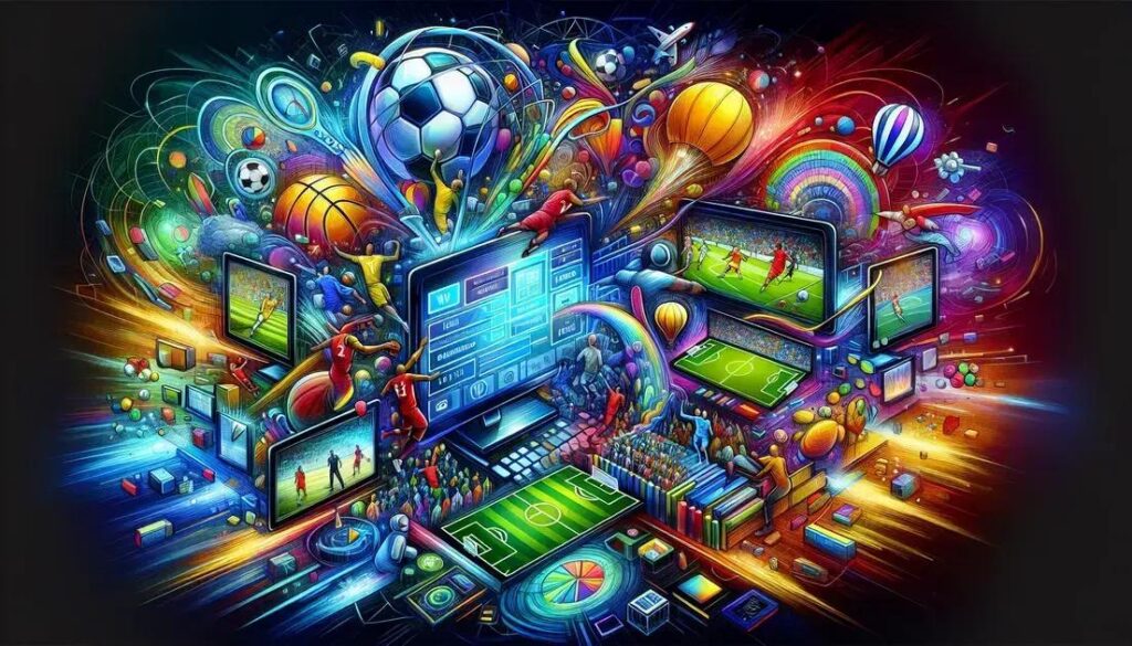 transmissão de jogos ao vivo por multicanais