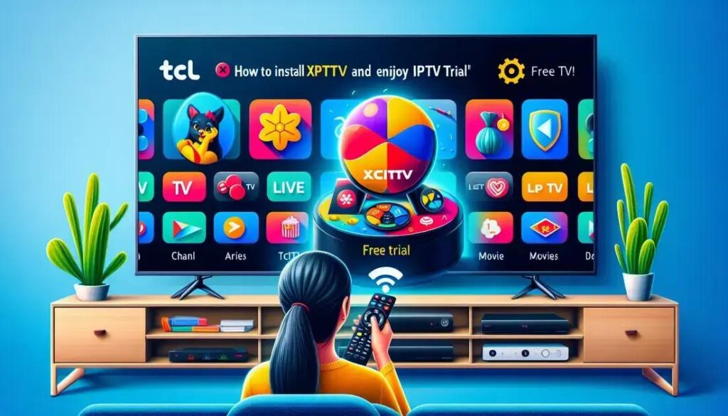 XCIPTV na Android TV TCL